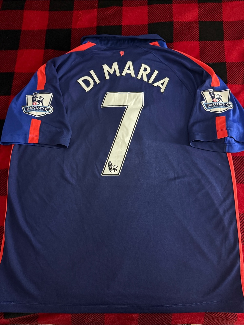 VINTAGE Manchester United #7 Angel Di Maria 2014-15 Nike EPL Away Jersey